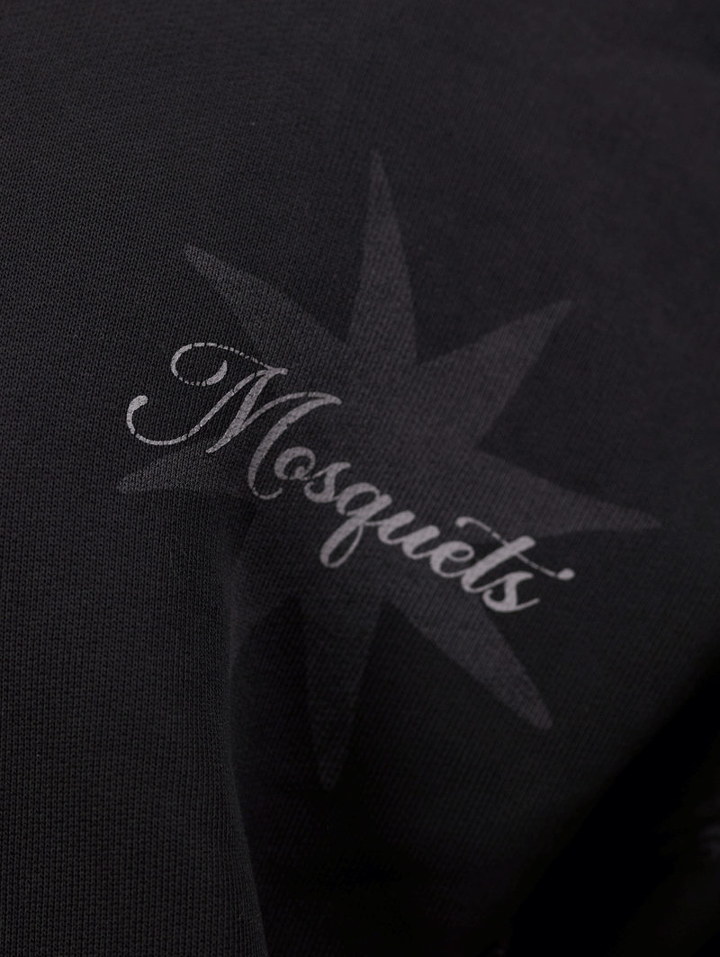 DARK GREY SUNFADED HOODED "MOSQUETS"