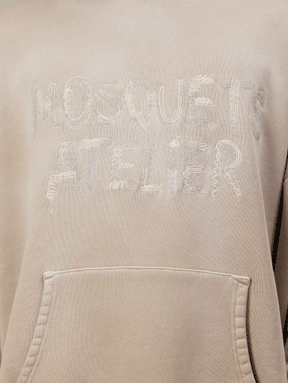 BEIGE SUNFADED HOODED "ATELIER"