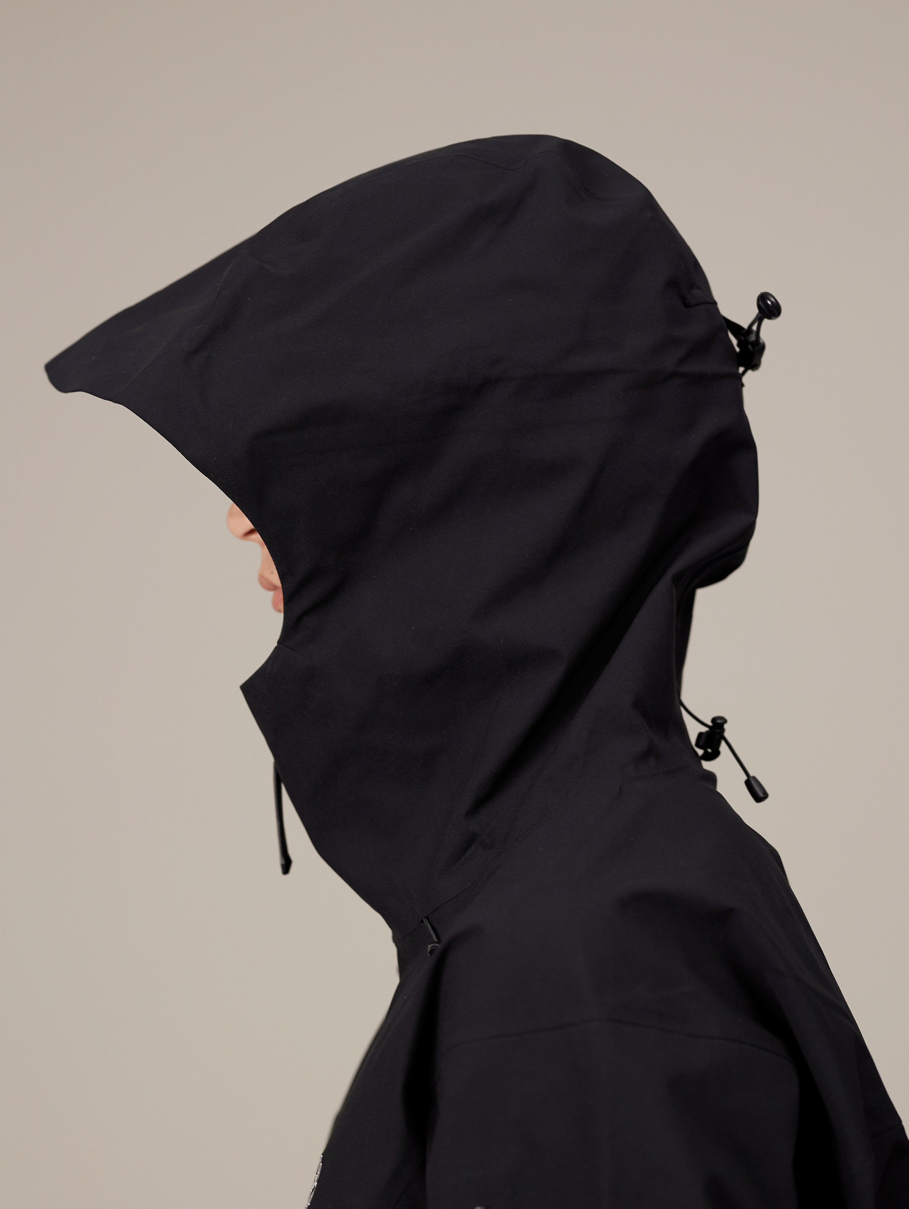 ALPHA RAIN JACKET "BLACK"