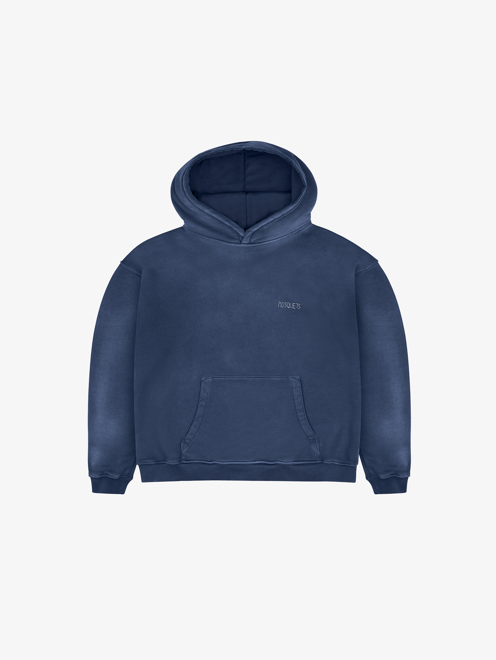BLUE SUNFADED HOODED 