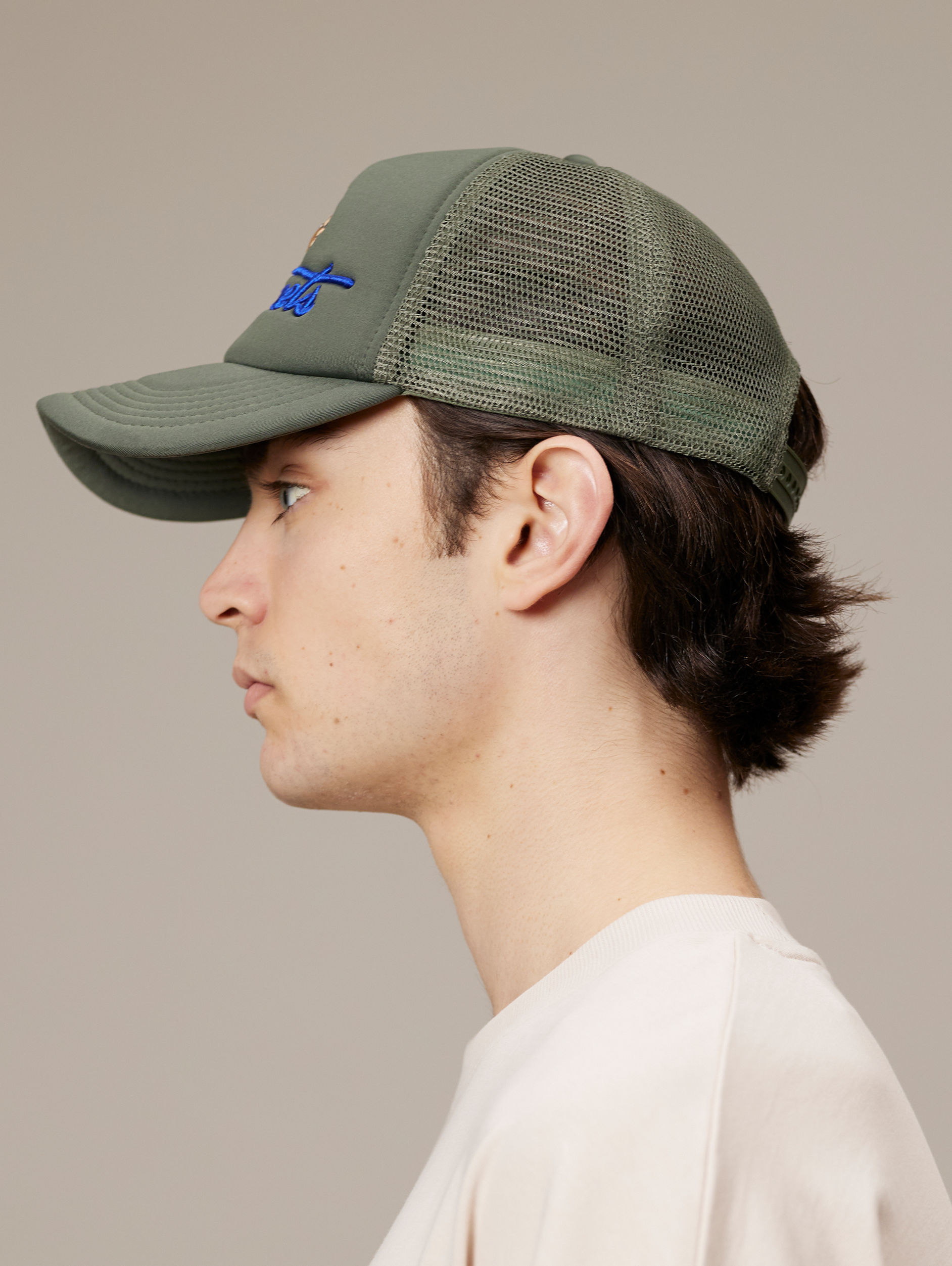 GREEN MESH CAP 