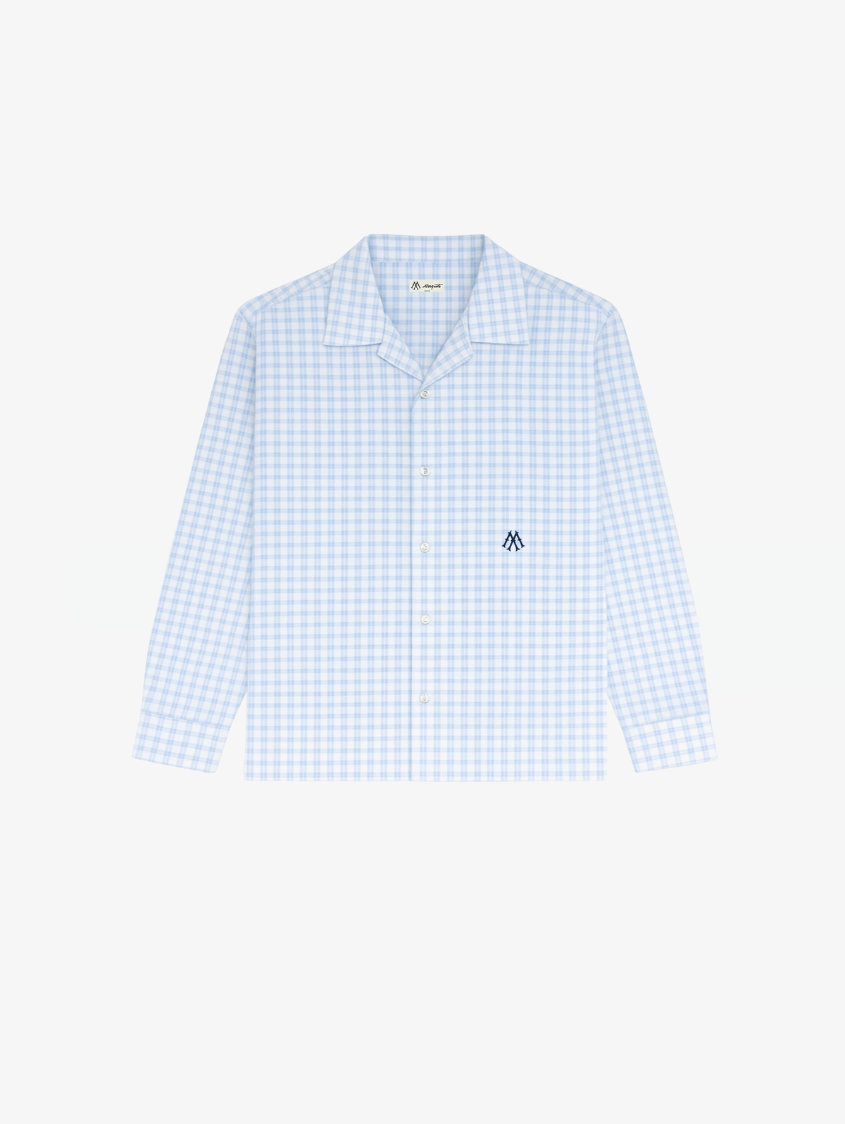 CHECK SEERSUCKER SHIRT "M"