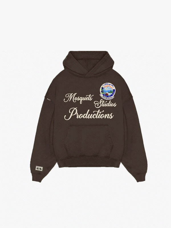 DARK BROWN HOODED "MOSQUETS PRODCUTIONS"