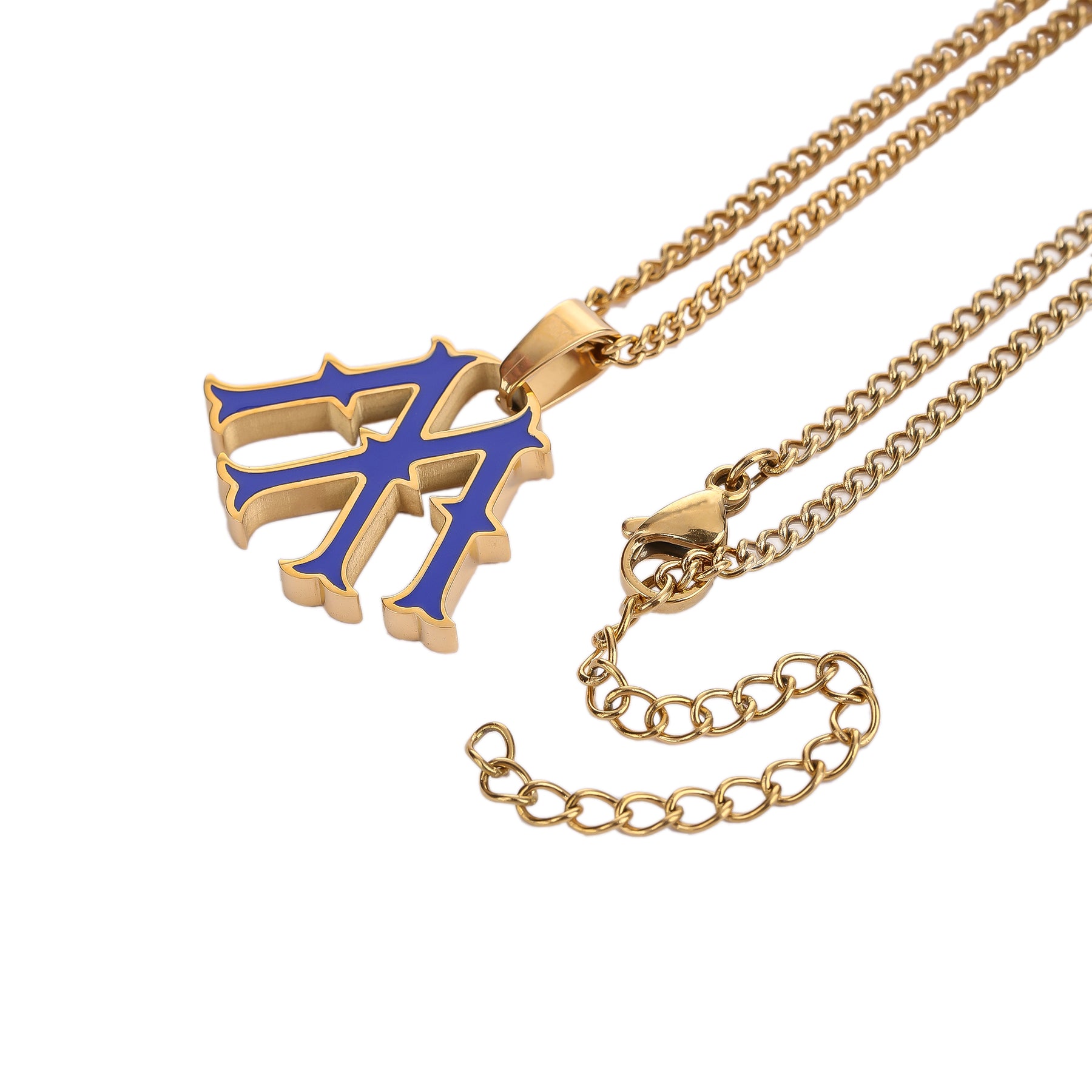 18K GOLD NECKLACE "M" - Mosquets