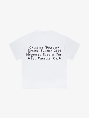 WHITE T-SHIRT "CREATIVE DIRECTOR"