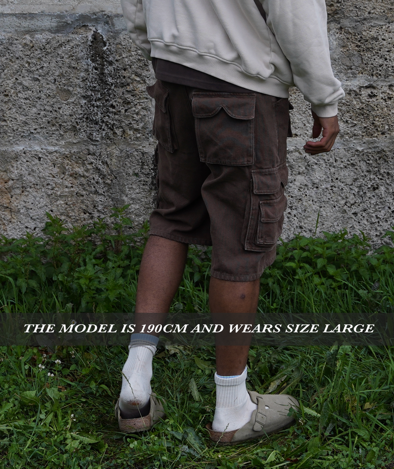 Large hot sale cargo shorts