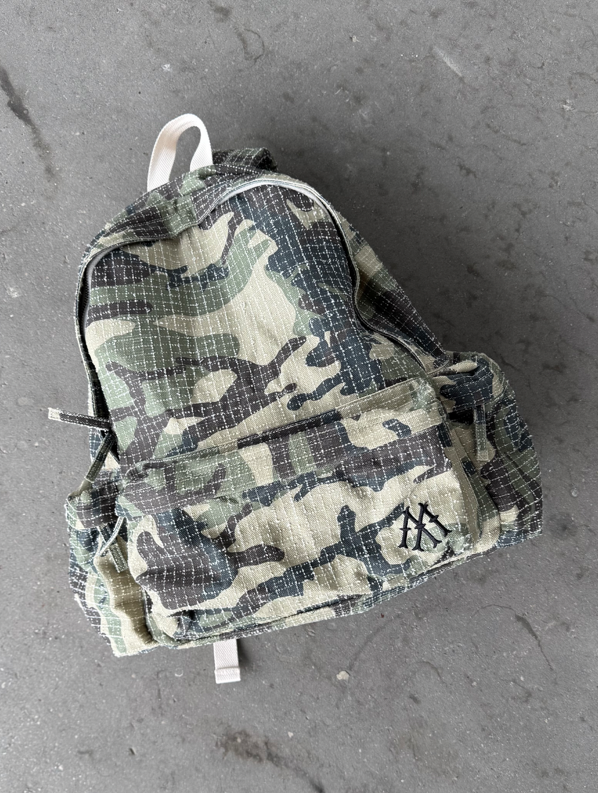 CAMOUFLAGE CANVAS BACKPACK "MOSQUETS"