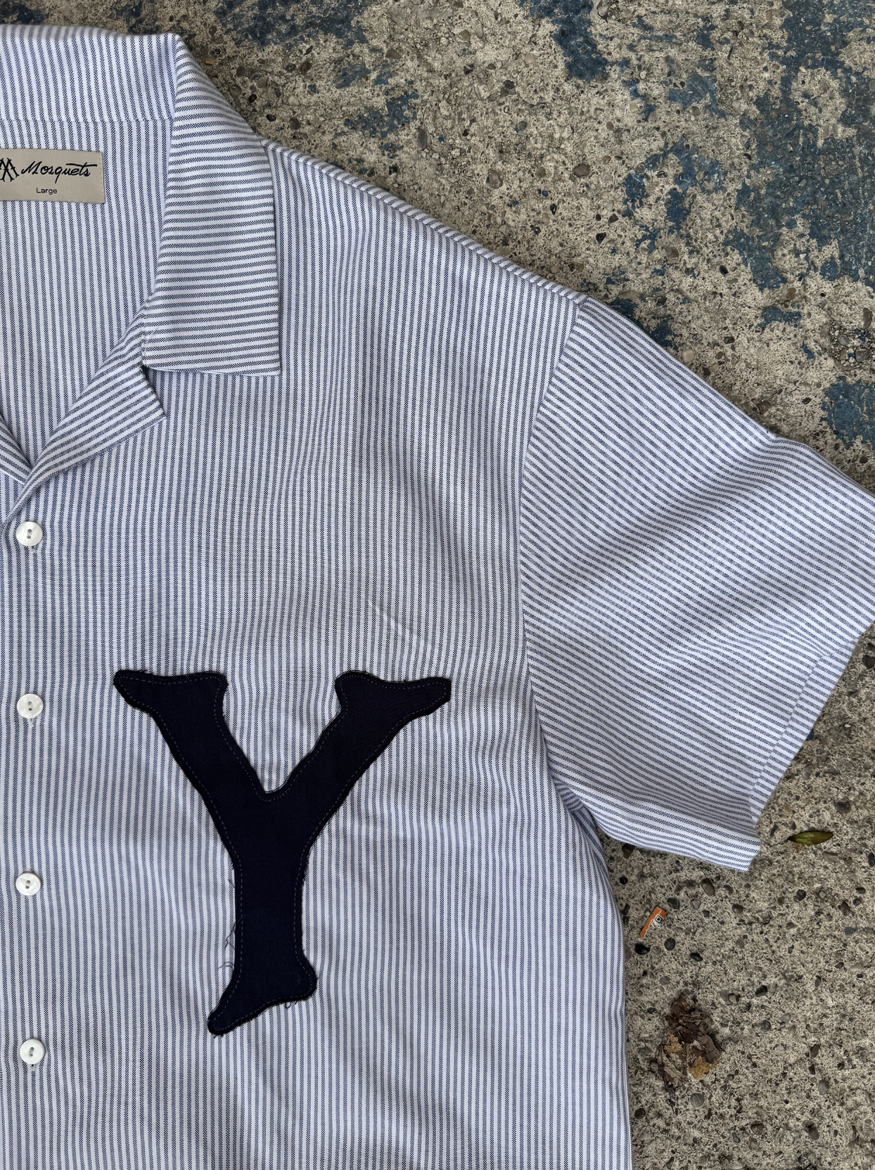 BLUE/ WHITE  SHIRT "NY"