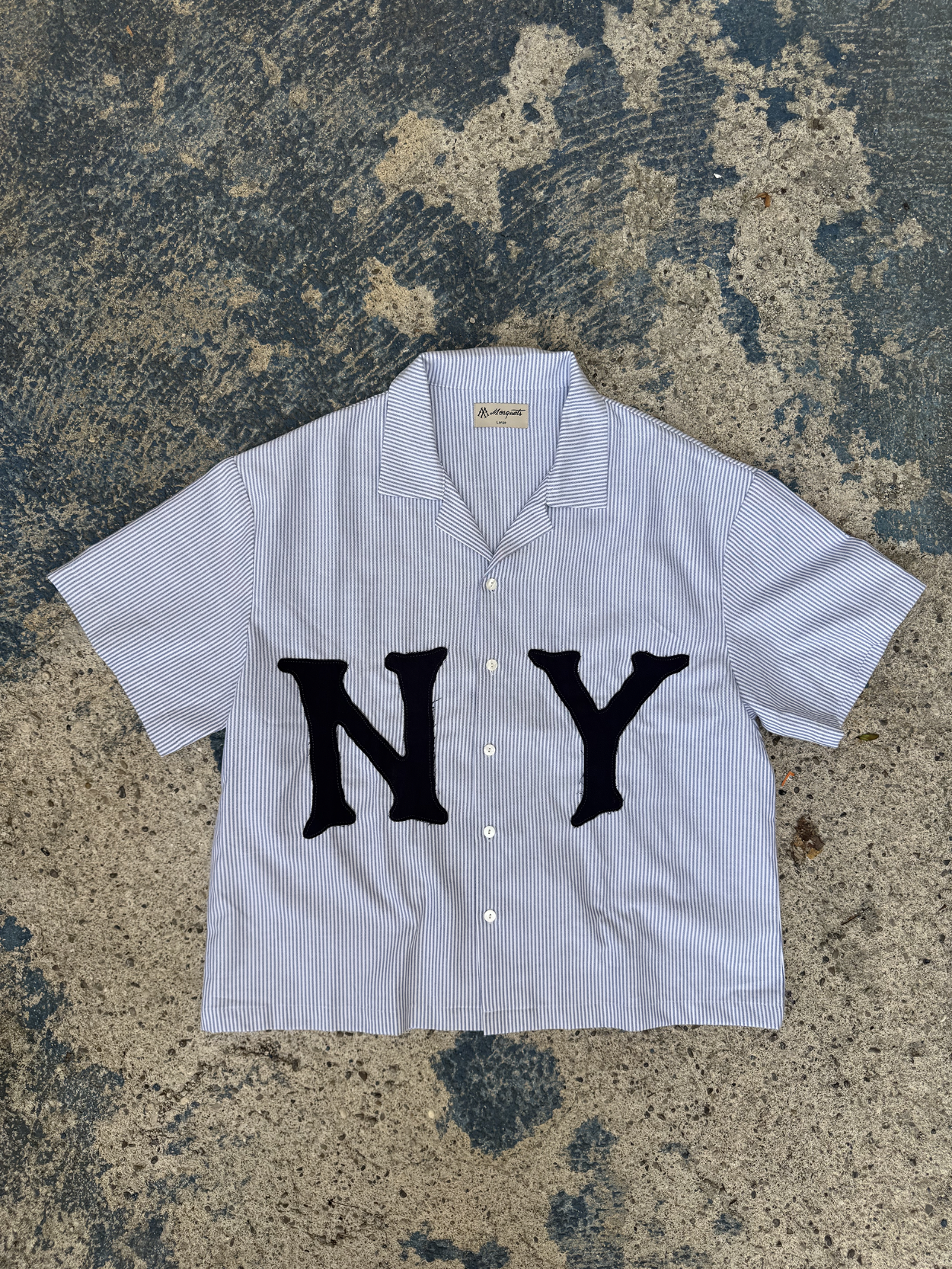 BLUE/ WHITE  SHIRT "NY"