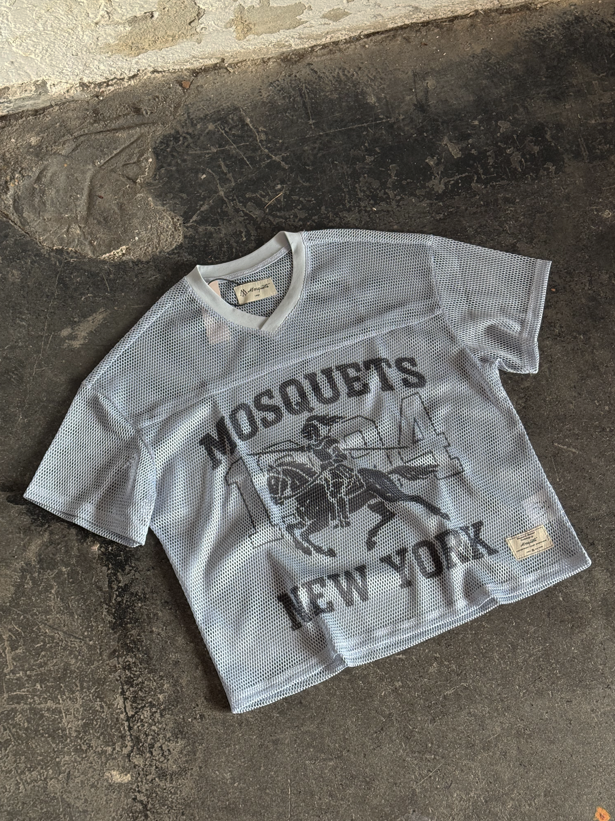 LIGHT BLUE FOOTBALL JERSEY "NY KNIGHT"