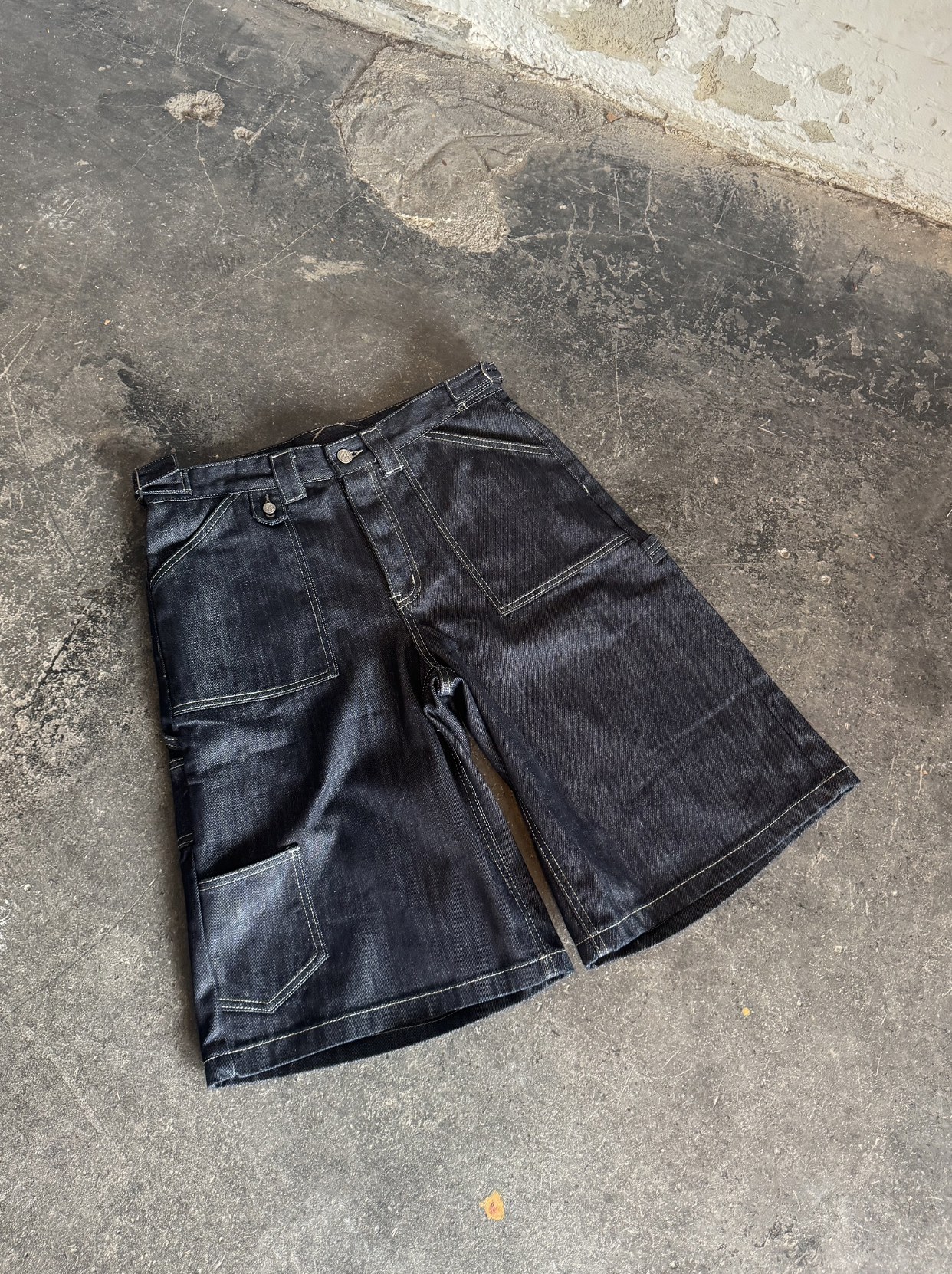 RAW DENIM WORKER JORTS