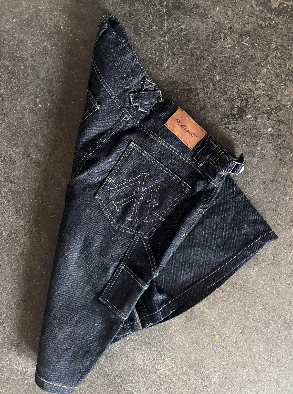 RAW DENIM WORKER JORTS