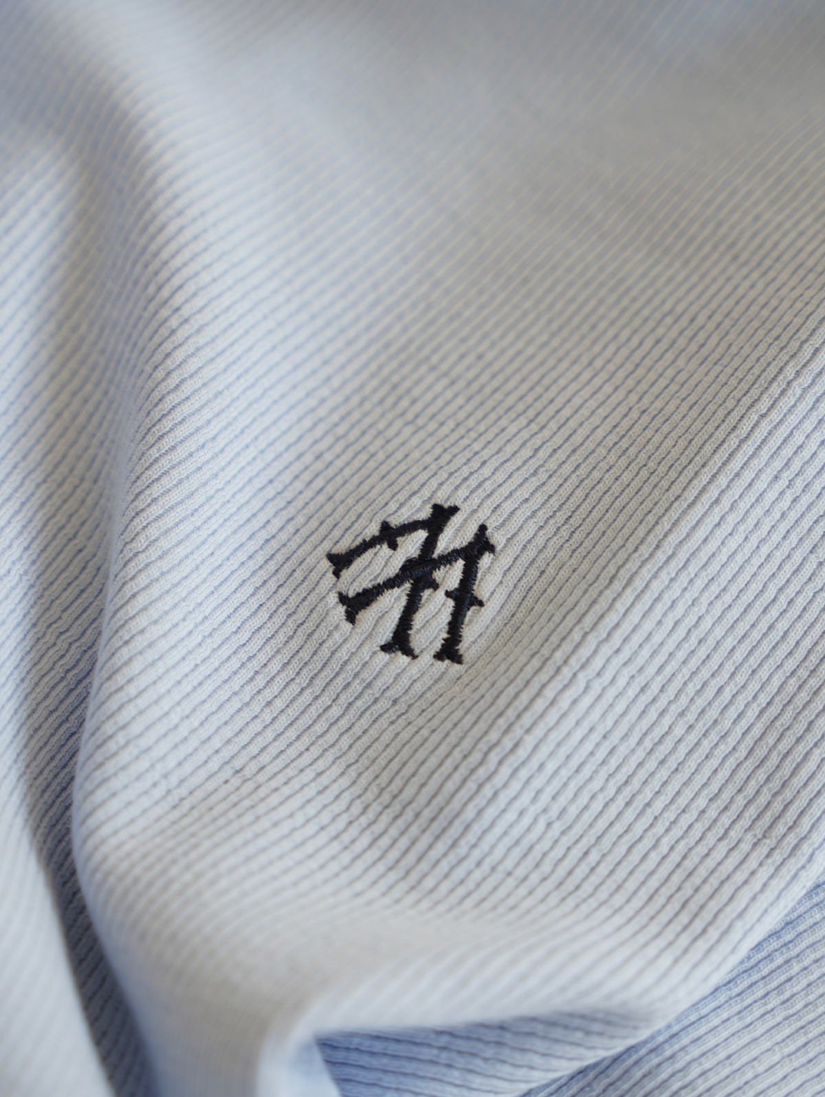 EVERYDAYS LIGHT BLUE RIB T-SHIRT "M"
