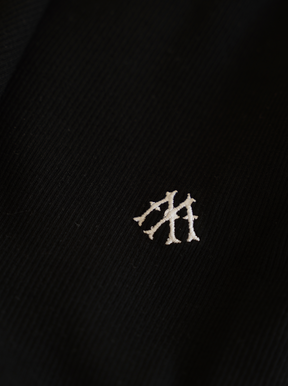 EVERYDAYS BLACK RIB T-SHIRT "M"