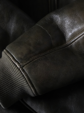 VINTAGE BROWN  SHEARLING JACKET