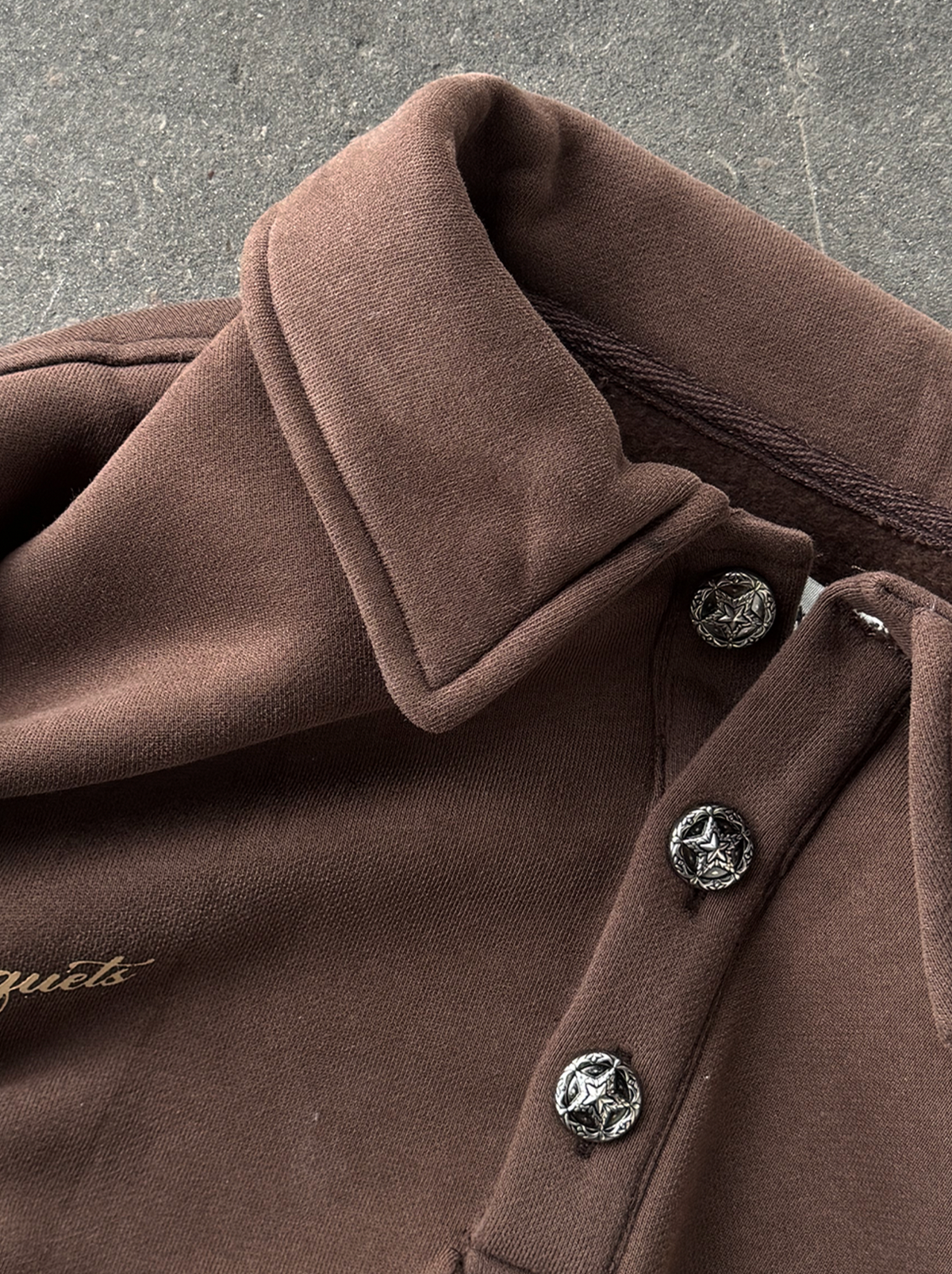 BROWN POLO SWEATER  "US EAGLE" - Mosquets