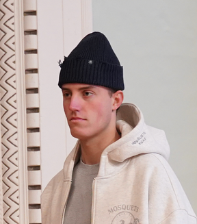 DESTROY KNIT BEANIE GREY "MOSQUETS" - Mosquets