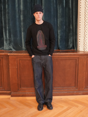 LONGSLEEVE SHIRT BLACK "MARIA"