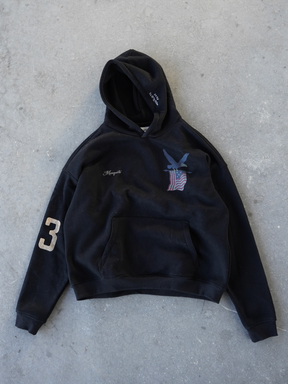 BLACK HOODED "US EAGLE" - Mosquets