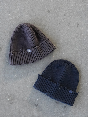 DESTROY KNIT BEANIE BLUE "MOSQUETS" - Mosquets