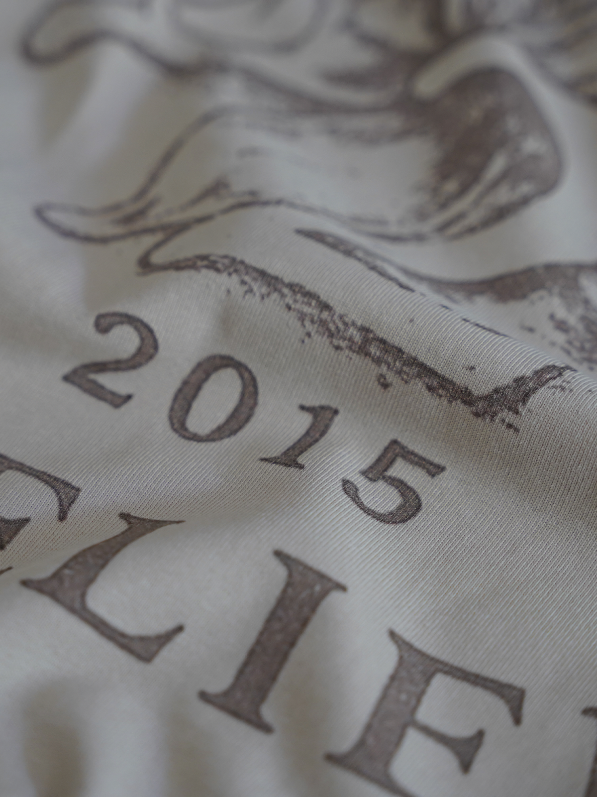 BEIGE T-SHIRT "ATELIER 02"