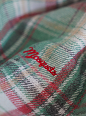 GREEN FLANNEL SHIRT "MOSQUETS"