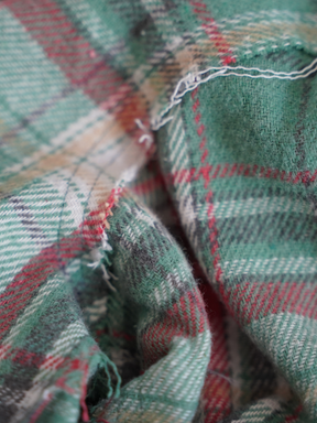 GREEN FLANNEL SHIRT "MOSQUETS"