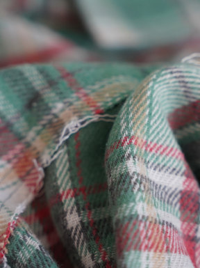 GREEN FLANNEL SHIRT "MOSQUETS"