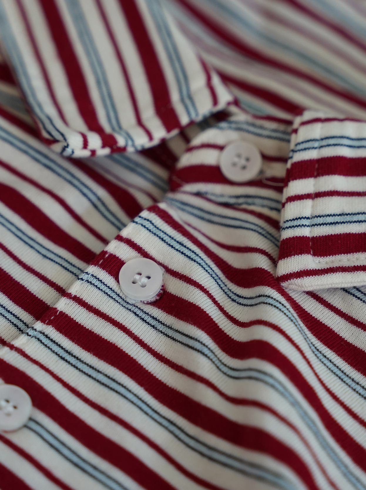 RED STRIPE POLO SHIRT 