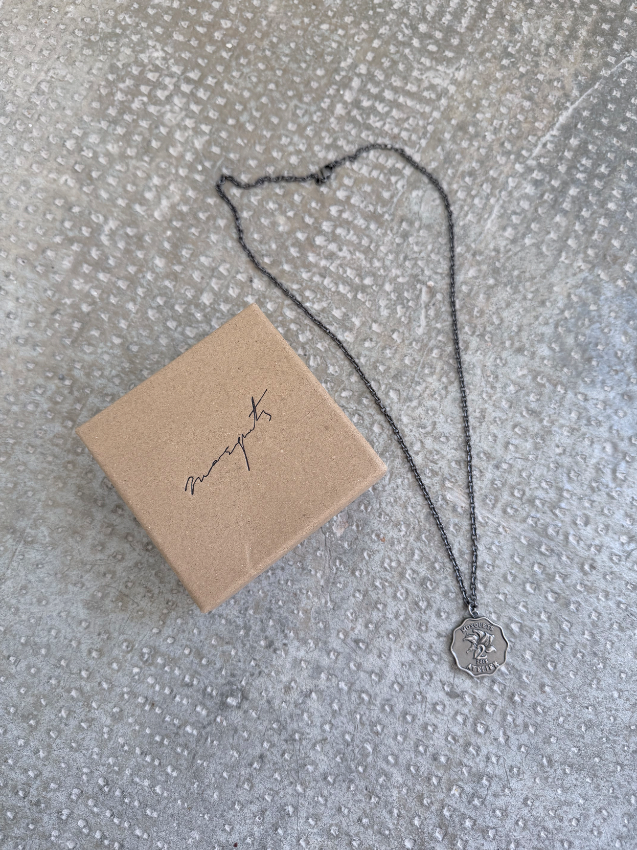 COIN NECKLACE "MOSQUETS ATELIER"
