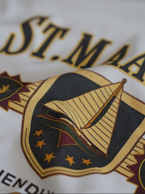 WHITE T-SHIRT "MOSQUETS SAILING"