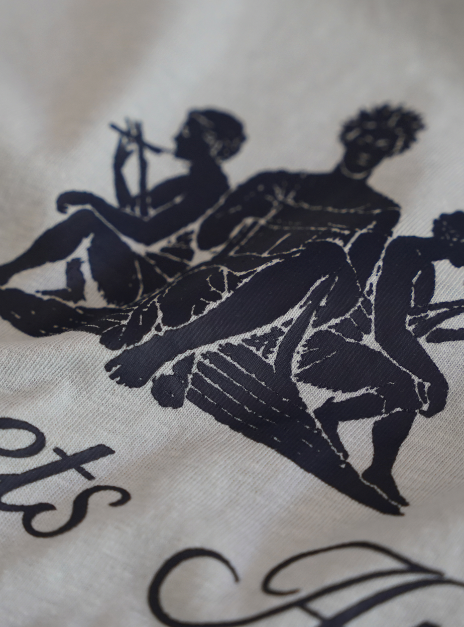 LIGHT BLUE T-SHIRT "ATELIER"