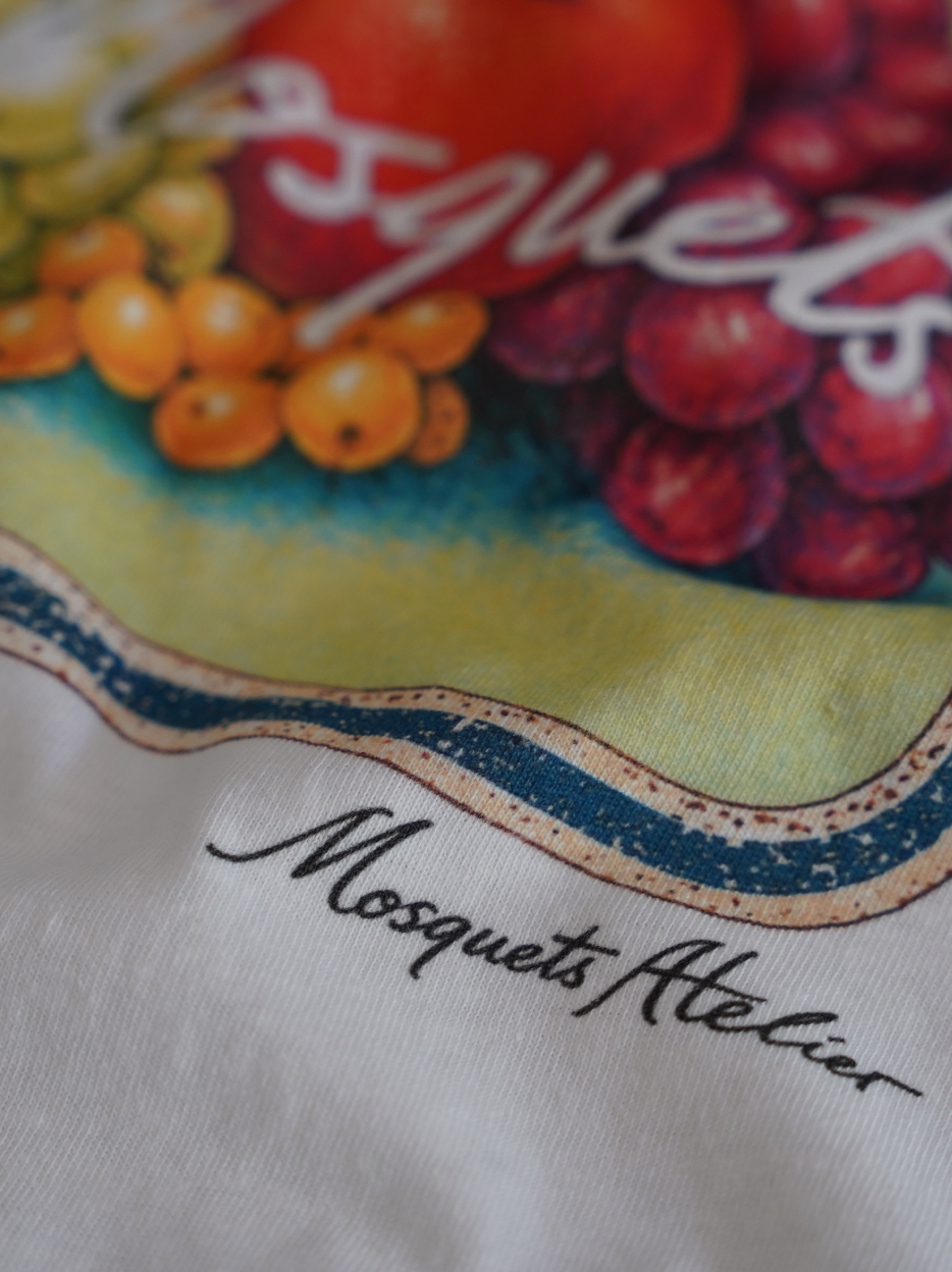WHITE T-SHIRT "FRUITS"