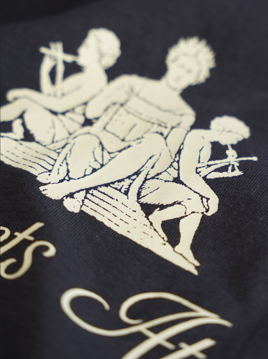 BLUE CONTRAST T-SHIRT "ATELIER"