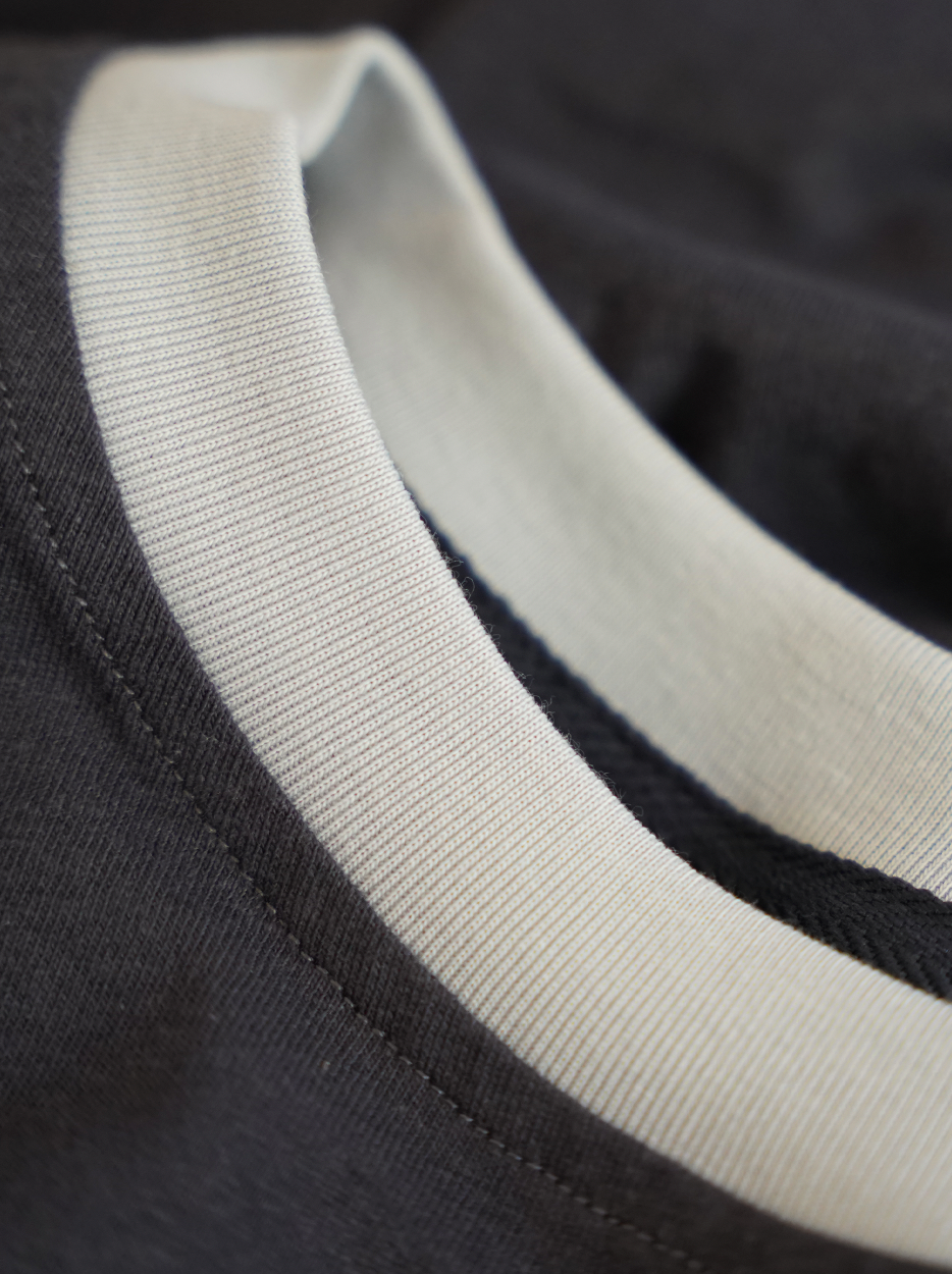 BLUE CONTRAST T-SHIRT "ATELIER"