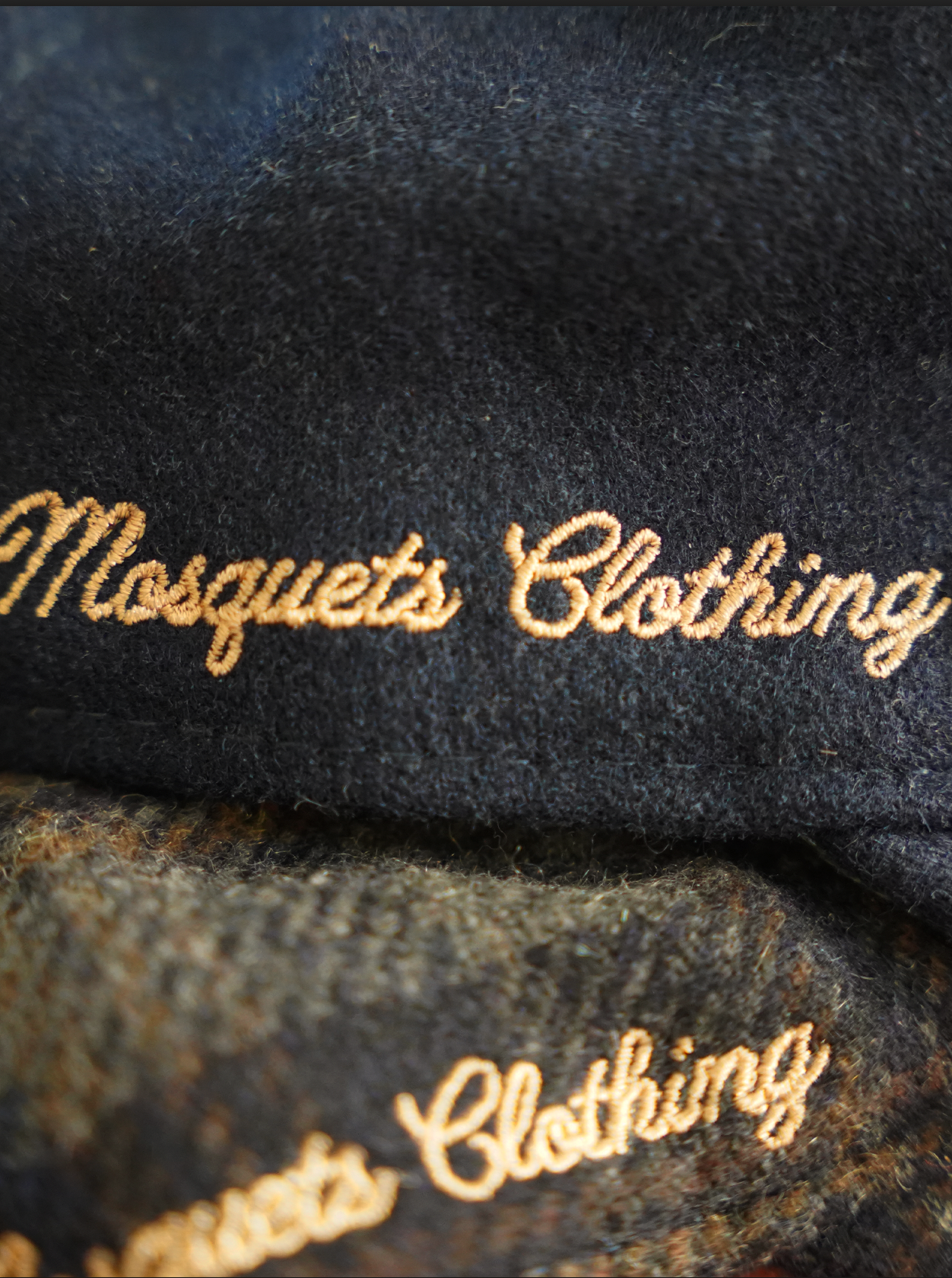 BLUE WOOL BASEBALL CAP "NY"