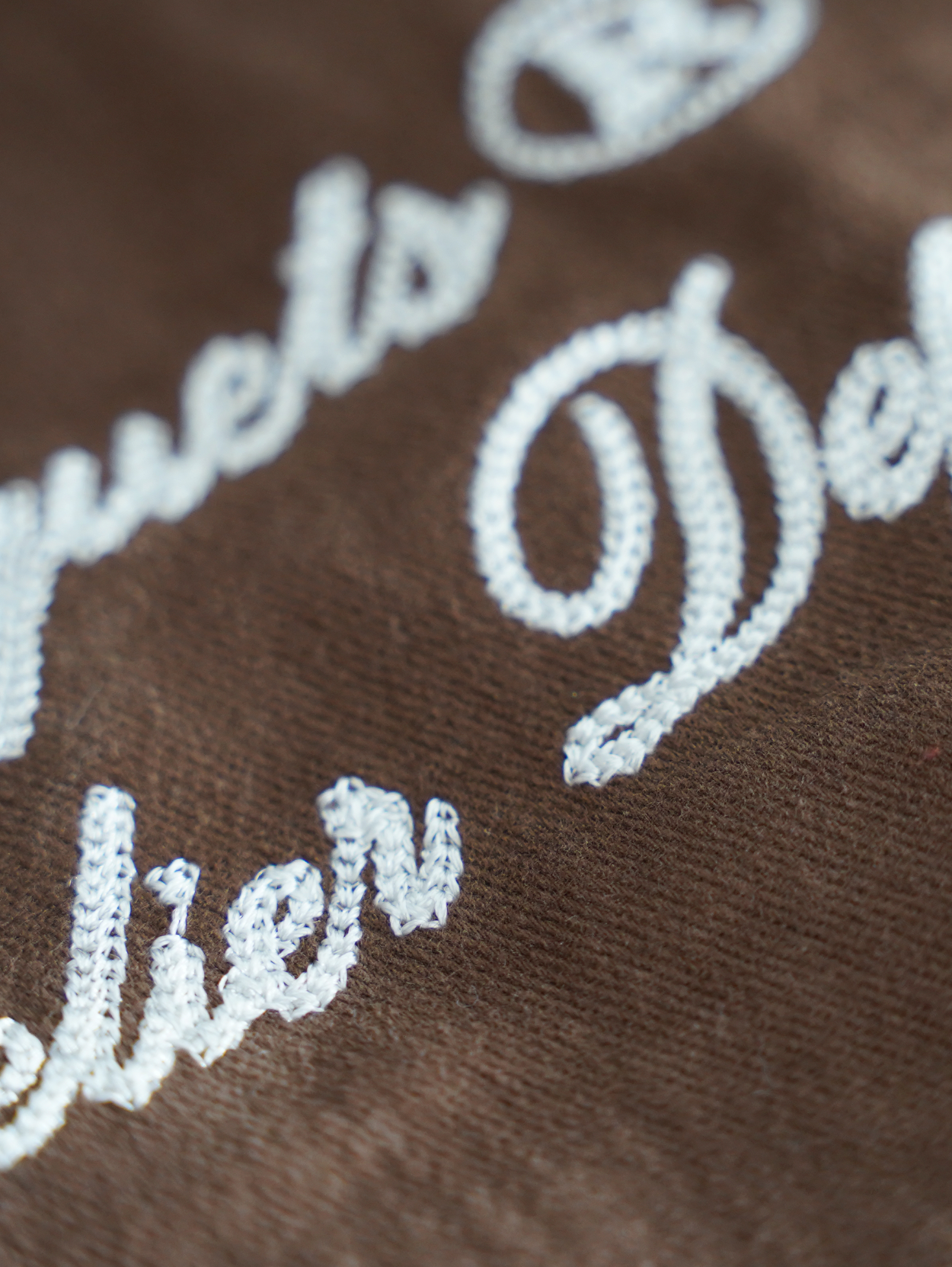 BROWN TWILL JACKET "ATELIER DEPT."