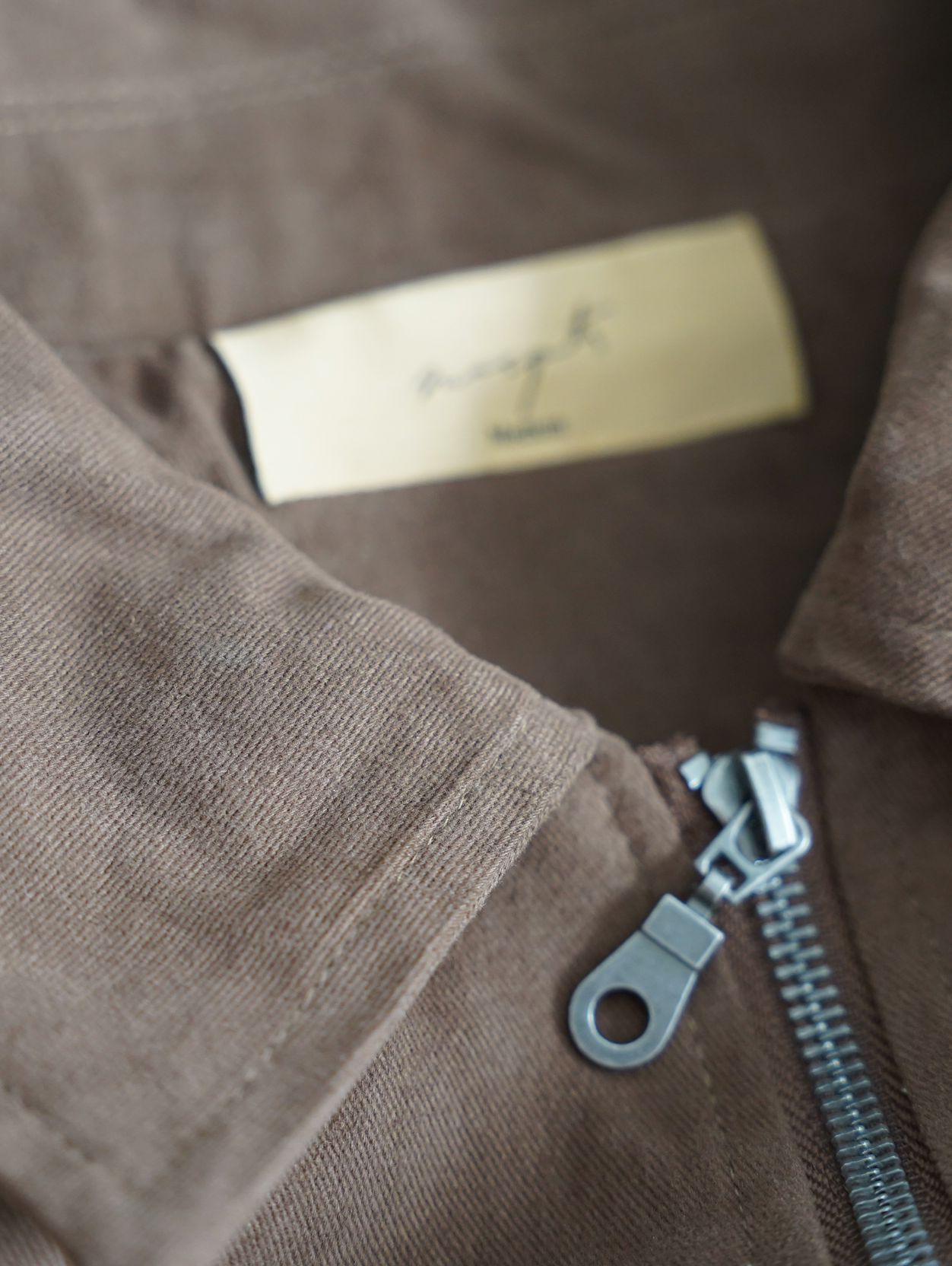 BROWN TWILL JACKET 