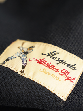 DARK BLUE KNIT SWEATER "BASEBALL CLUB"
