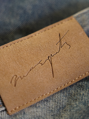 DARK BLUE DENIM "DESTROYS"