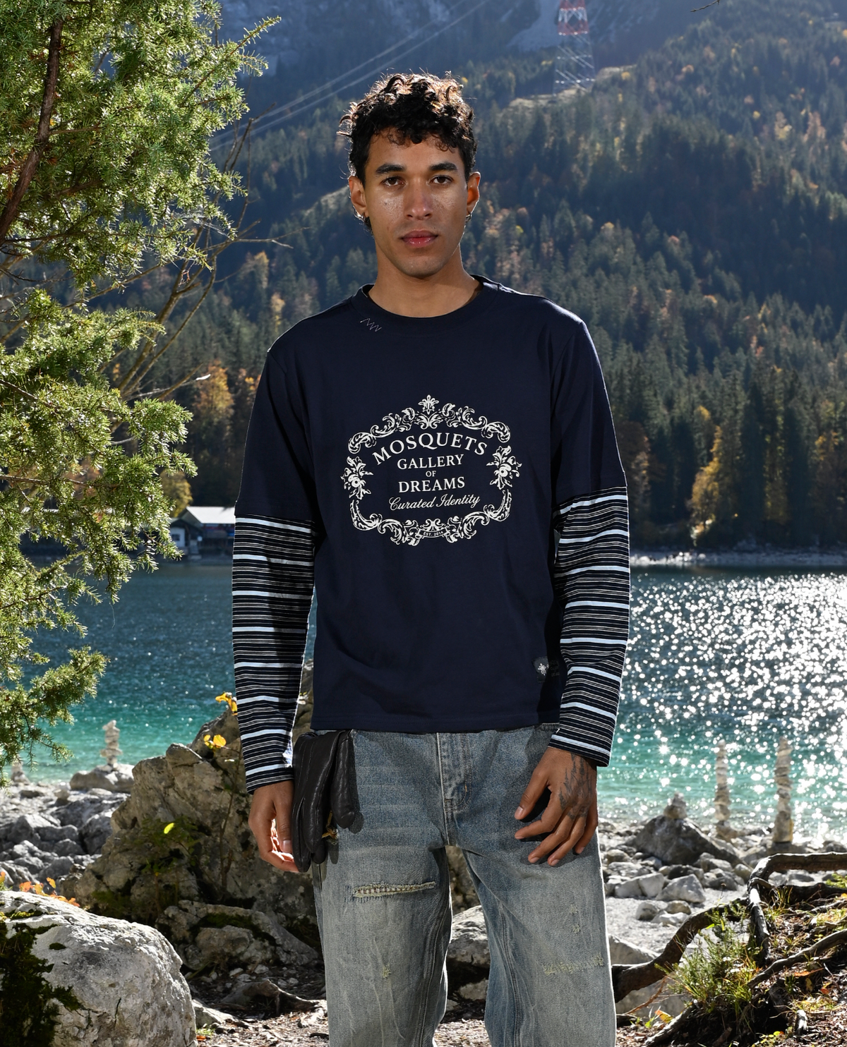 LONGSLEEVE STRIPE  LAYER SHIRT  "GALLERY"