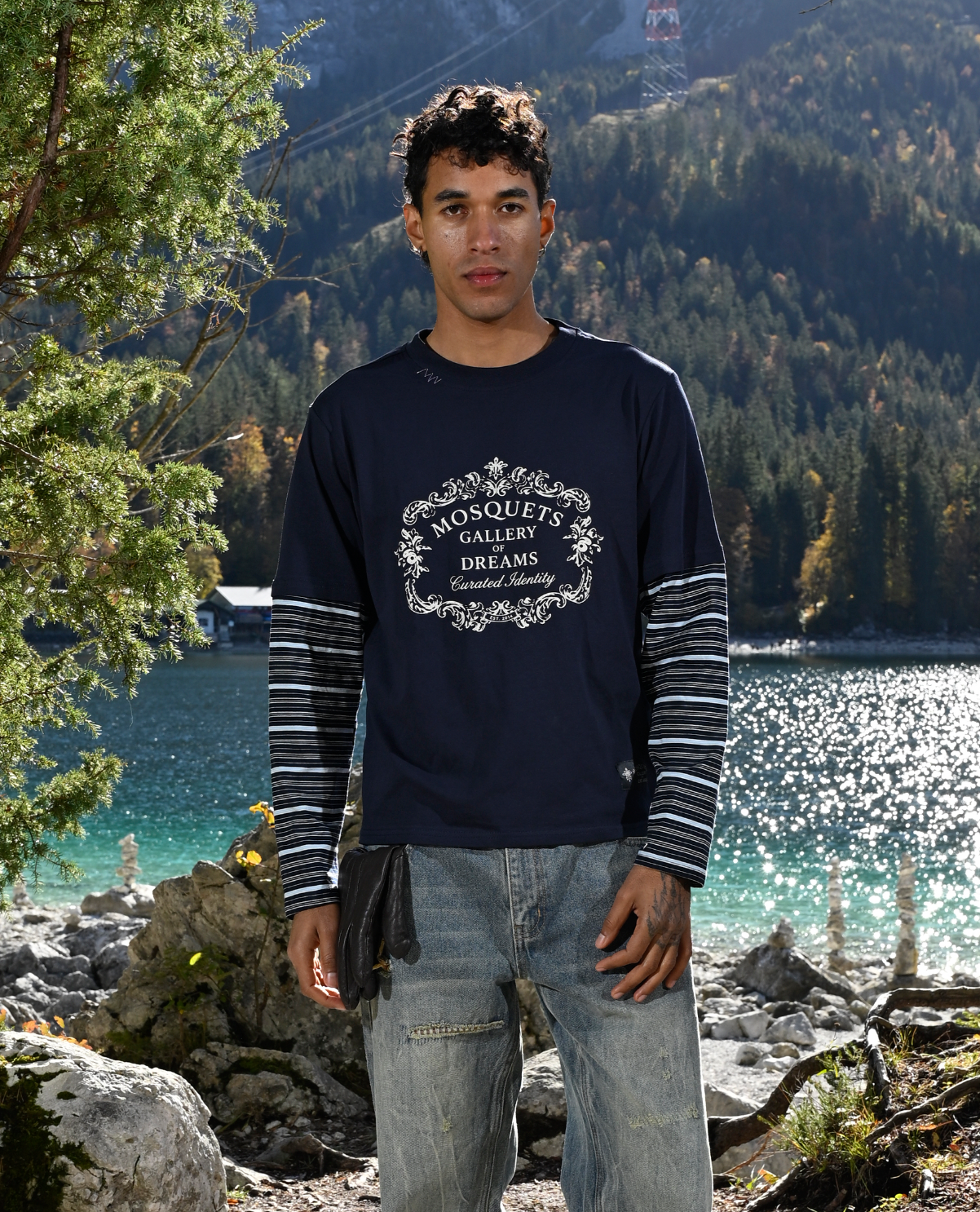 LONGSLEEVE STRIPE  LAYER SHIRT  "GALLERY"