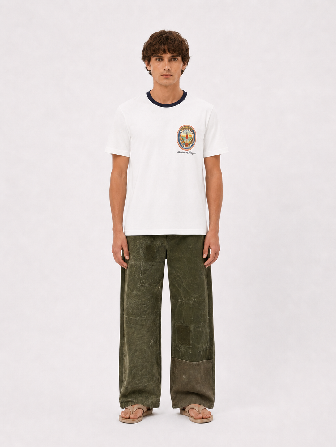 WHITE CONTRAST T-SHIRT 