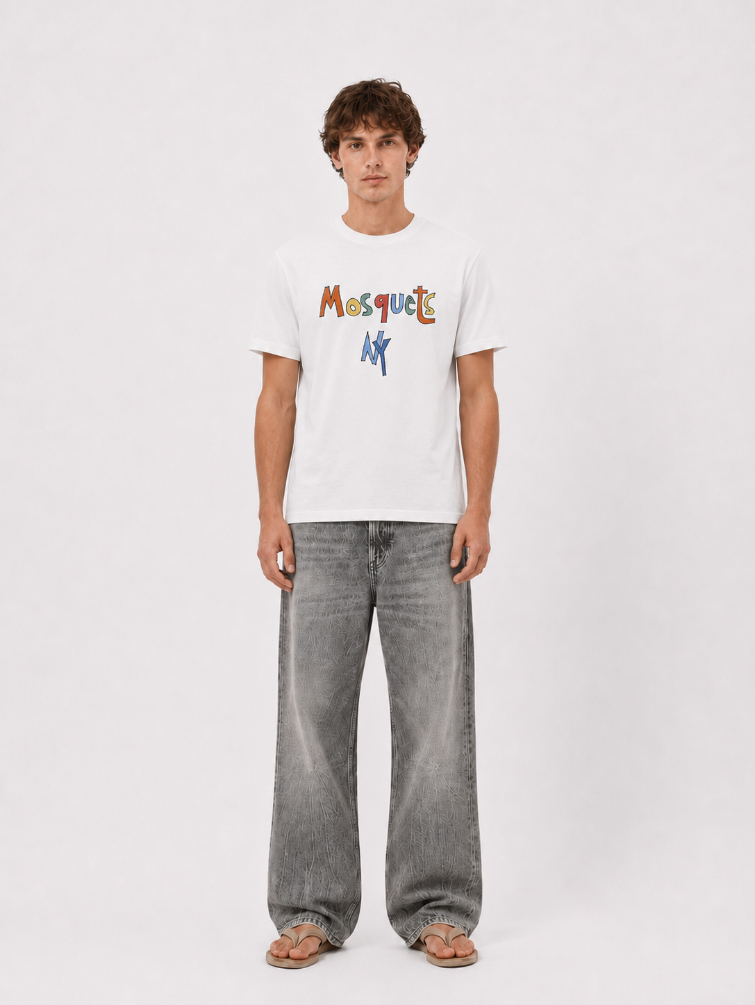 WHITE T-SHIRT "ATELIER"