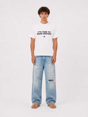 WHITE T-SHIRT "HISTORY" - Mosquets