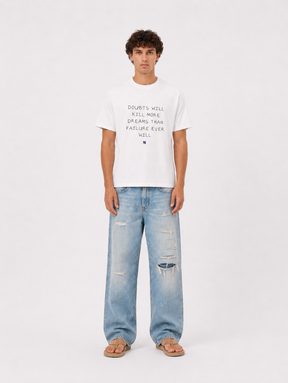 WHITE T-SHIRT "DREAMS" - Mosquets
