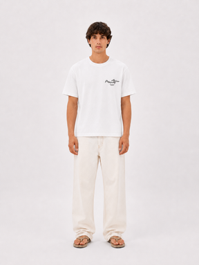 WHITE T-SHIRT "MOSQUETS ATELIER" - Mosquets
