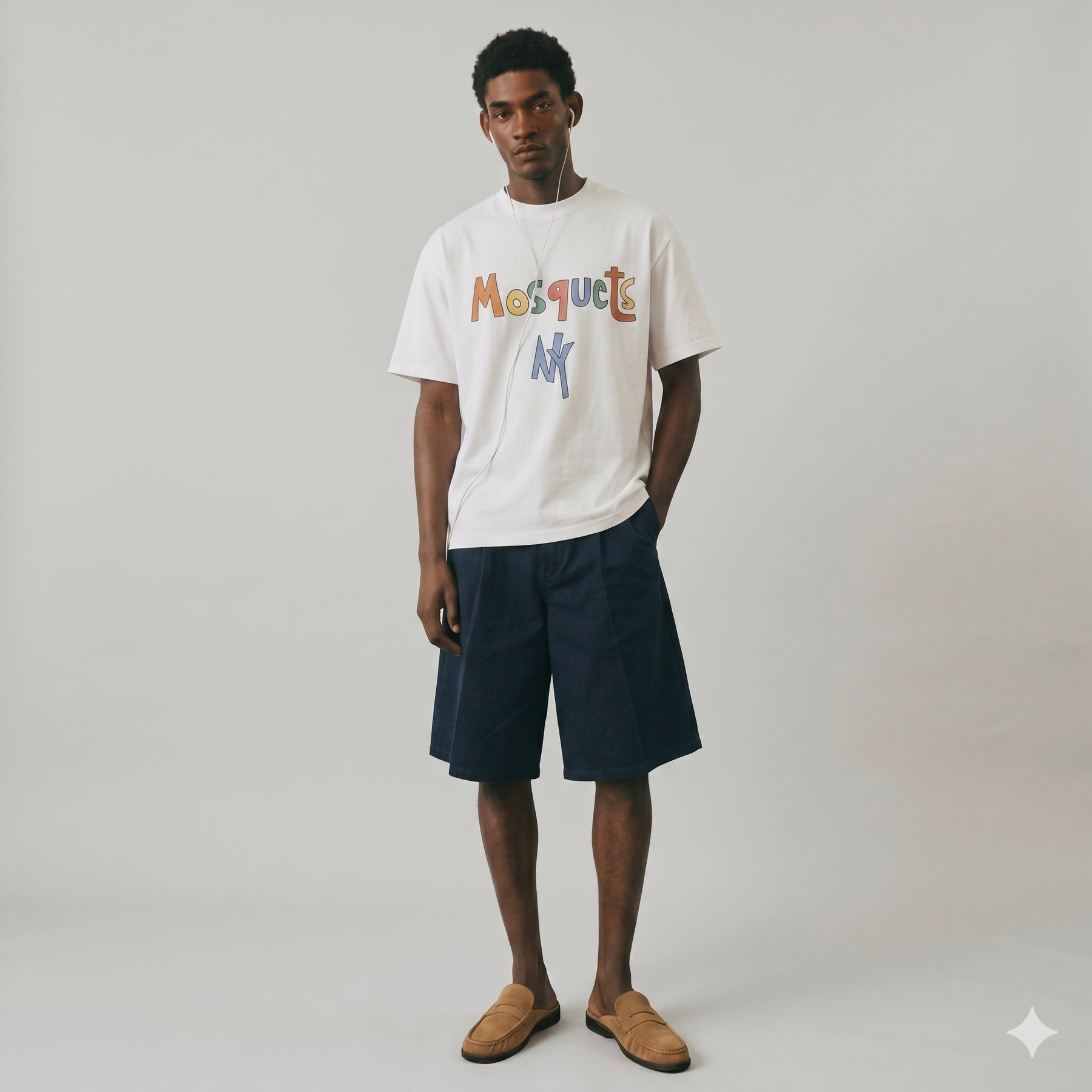 WHITE T-SHIRT "ATELIER"