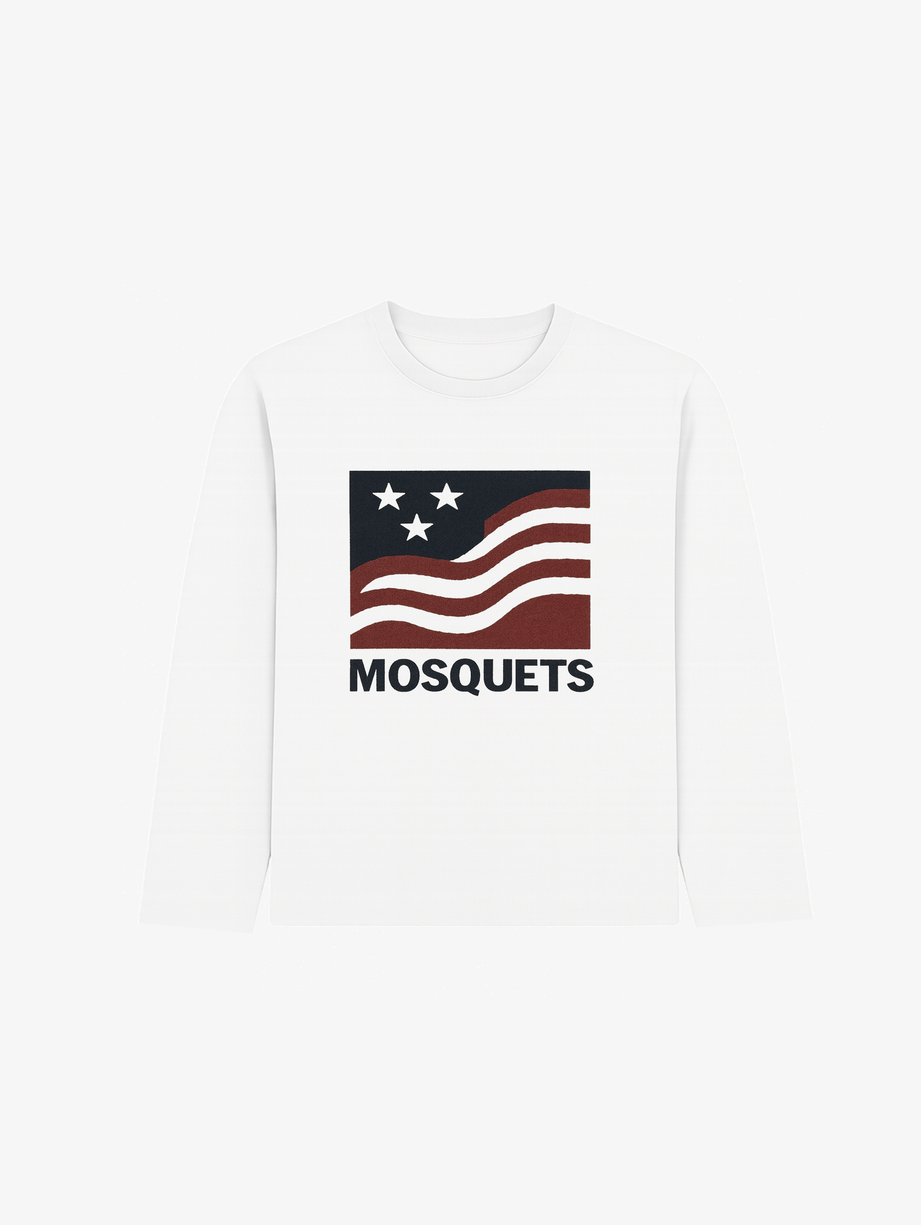 LONGSLEEVE SHIRT WHITE "AMERICANA"