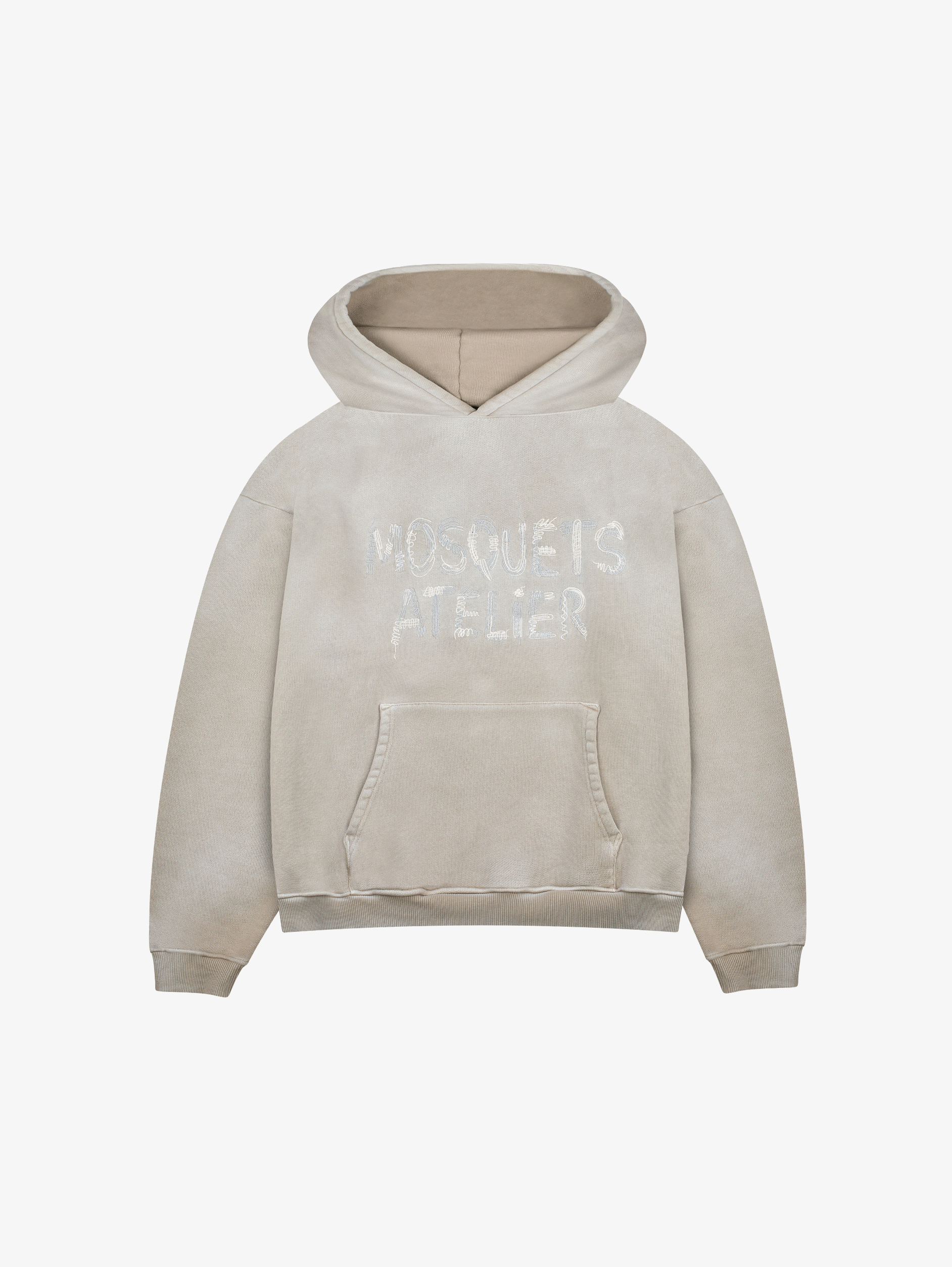 BEIGE SUNFADED HOODED 